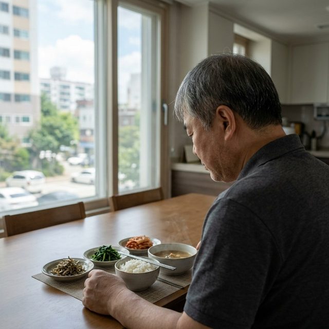혼자 식사하는 노인 vs 함께 식사하는 노인, 건강 결과를 가르는 생활 습관의 차이
