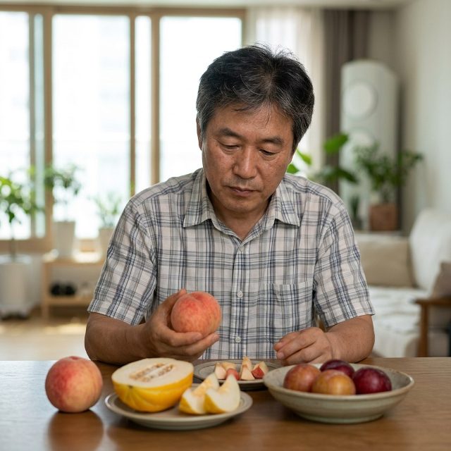 복숭아 참외 자두, 여름 과일 당분 차이와 섭취 기준