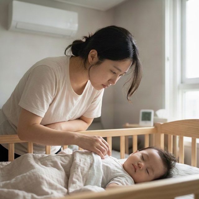 여름밤 에어컨 켜고 재워도 괜찮을까? 영유아 실내온도 조정 기준