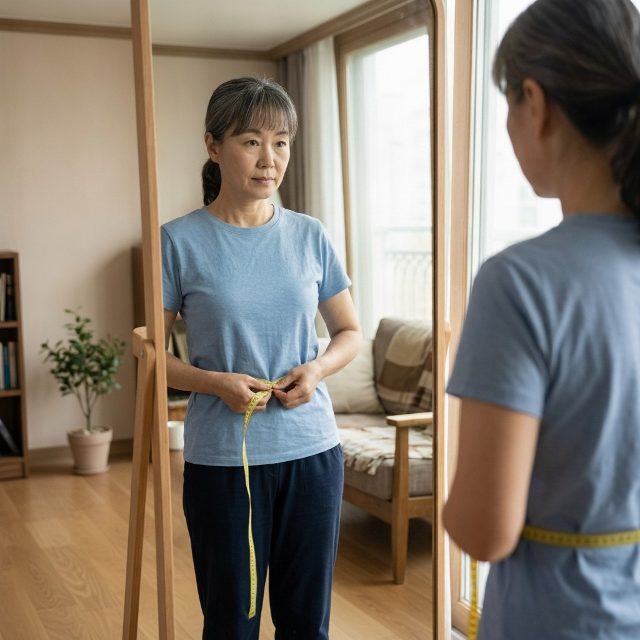폐경 이후 체중보다 허리둘레가 더 중요한 이유