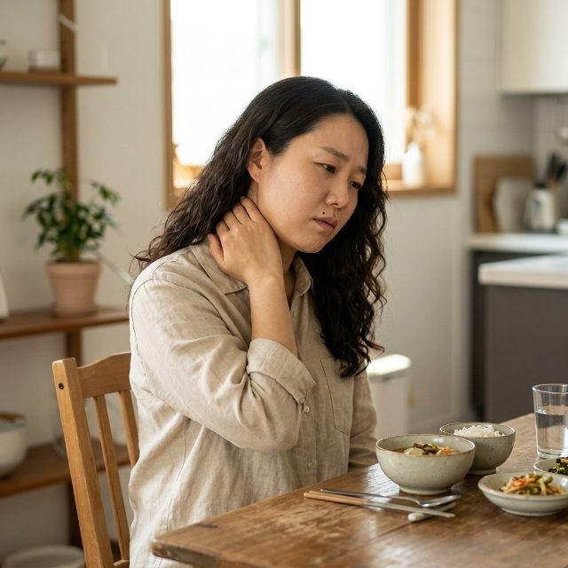 감기일까, 식도 이상일까? 증상 시간대와 음식 섭취로 알아보는 목 불편감 원인