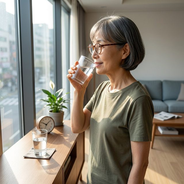 70대 부모님, 하루 물 섭취량보다 중요한 '마시는 시간'