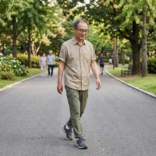60대 무릎 아플 때 걷기 운동, 10분 나눠 걷기부터 시작하는 이유