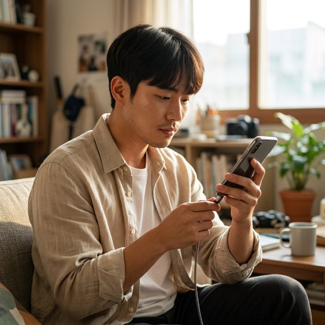 충전 케이블 단선 걱정된다면…볼펜 스프링 하나로 3분 만에 보강