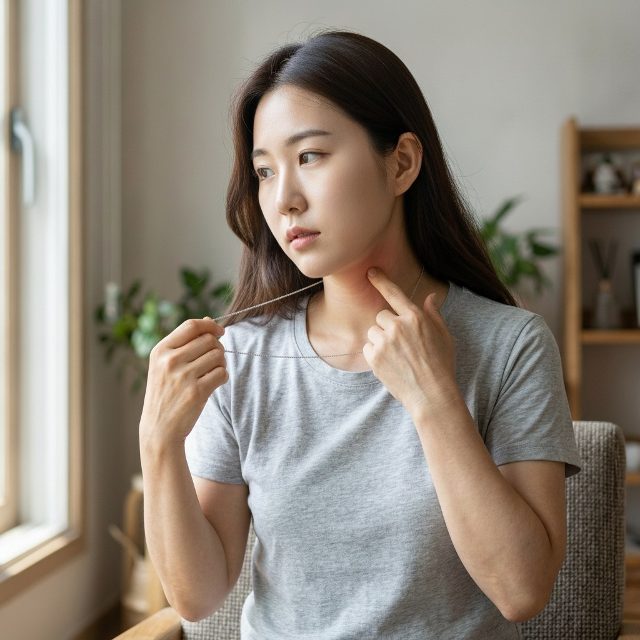 목걸이 닿은 자리만 붉고 가렵다면…반복되는 피부 자극 이유는?