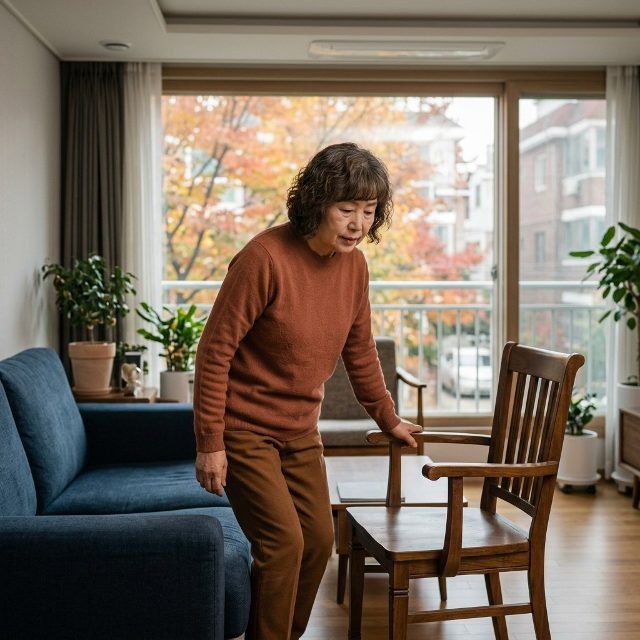 날씨 쌀쌀해지면 무릎·손가락이 굳는다…10분 실내 걷기부터 시작하세요