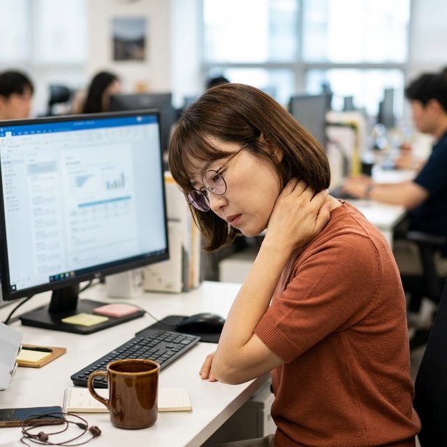 야근 후 머리가 꽉 조이는 듯…뒤통수 아래 ‘이 근육’ 풀어보세요