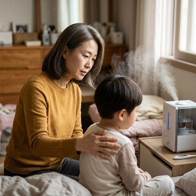 환절기 일교차 10℃ 넘자 아이가 콜록…‘모세기관지염’ 확인하세요
