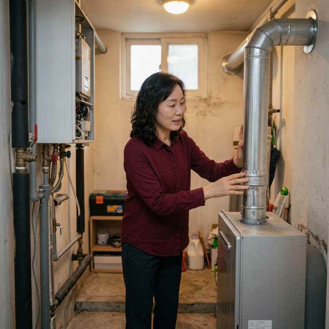 가을 첫 보일러 가동 전 배기통·연결부·가스 냄새 점검 체크리스트