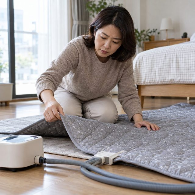 온수매트 1년 만에 꺼냈다면…전원 넣기 전 3분 점검