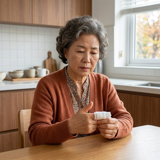 칼에 베인 상처, 씻기 전 꼭 해야 할 직접 압박 지혈 순서