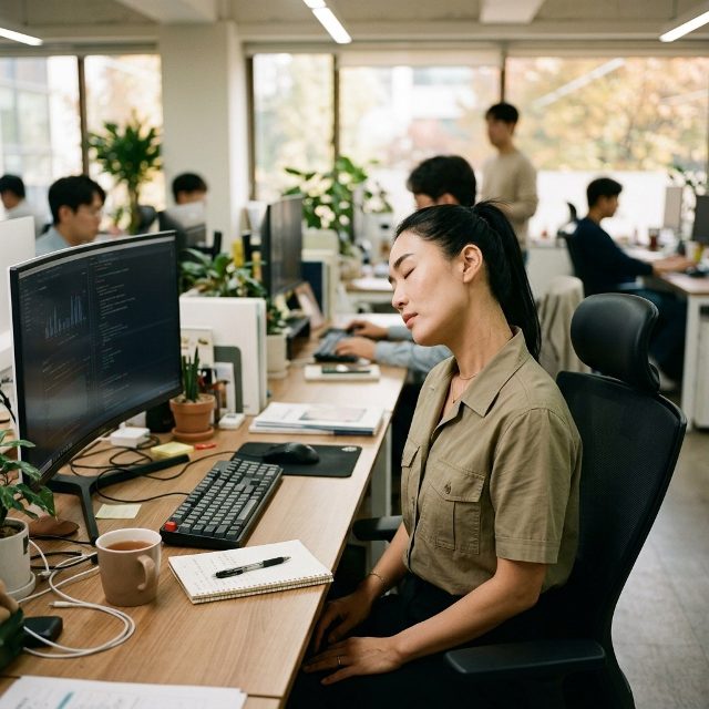 커피부터 찾지 마세요…물 한 컵·5분 걷기로 오후 졸음 깨기