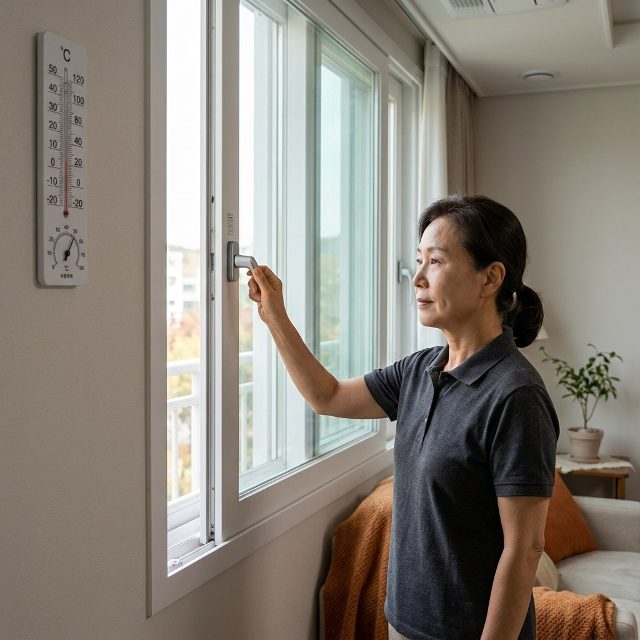 날씨 선선한데 창문 그대로? 70대 실내 온도, 이렇게 조정한다