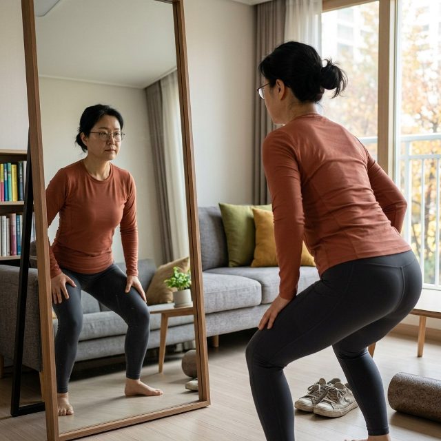 무릎 아프지 않게 스쿼트하려면…엉덩이부터 뒤로 빼는 ‘힙 힌지’ 연습