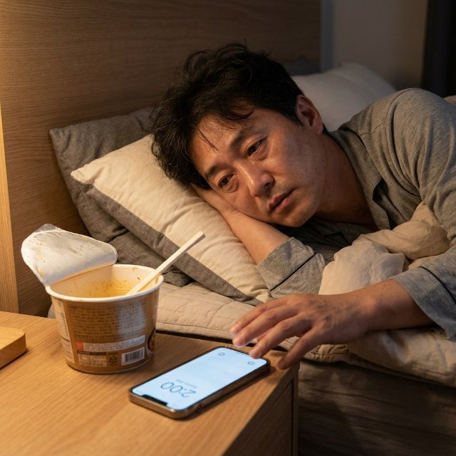 밤늦게 먹고 자면 새벽에 깬다?…야식이 숙면을 방해하는 이유