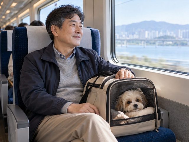 "불쌍해서 잠깐 안아줬는데…" KTX 타고 가다 한가운데 버려진 이유