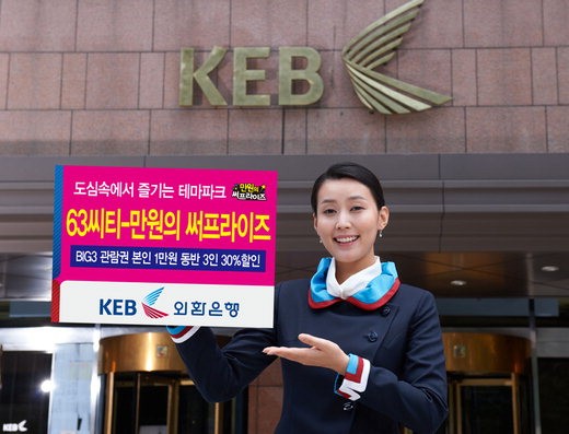 외환은행은 1일부터 이달 말까지 서울 여의도 63씨티의 다양한 시설과 이벤트를 즐길 수 있는 '63씨티 BIG 3 - 만원의 써프라이즈'를 진행하고 있다.