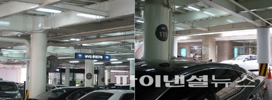 VIP 전용 주차장은 백화점 매장 출입구와 인접해 있어 이동이 편리하다