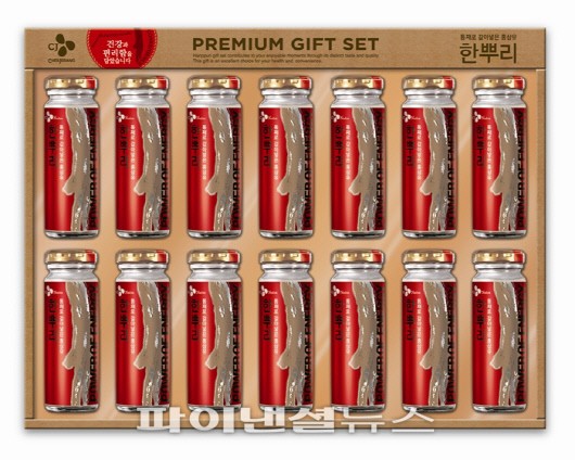 CJ제일제당 '홍삼 한뿌리(평침형 포장)'