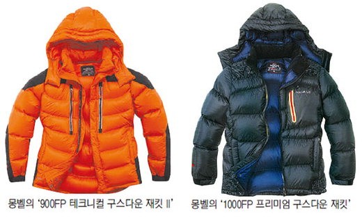 [기능·패션 겸비한 ‘다운재킷’ 인기] 몽벨/방풍·투습성 기본..무거운 배낭 흘러내림 방지