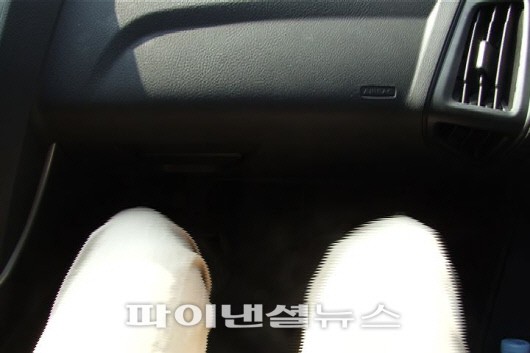 175cm 성인 남자가 앞 좌석에 앉을 경우