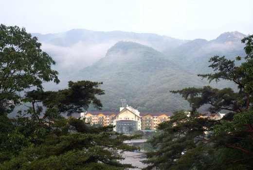 한화리조트 산정호수 안시 전경