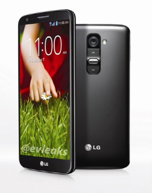 트위터리안 이브리크스가 LG G2라고 주장하며 올린 기기 사진