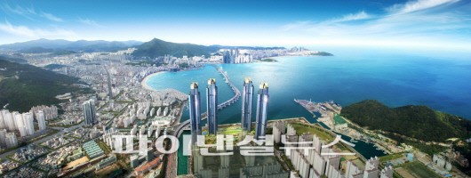 부산 용호만 The W 조감도