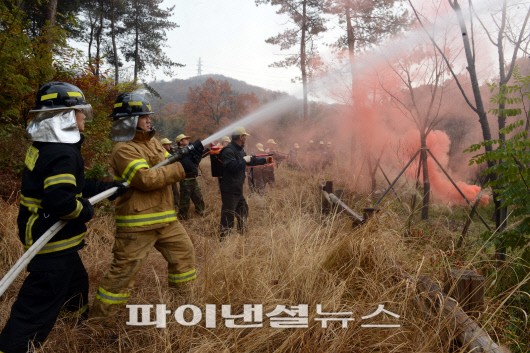 서초구 산불진압훈련