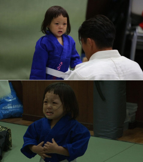 추사랑 유도복, 유도父子 추계이-추성훈도 당황케 한 ‘폭풍눈물’