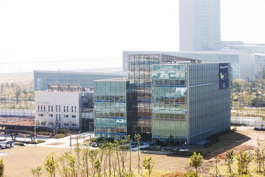연세대는 인천 송도 국제캠퍼스에서 '포스코 그린빌딩' 개막식을 했다고 19일 밝혔다. 포스코 그린빌딩 전경.