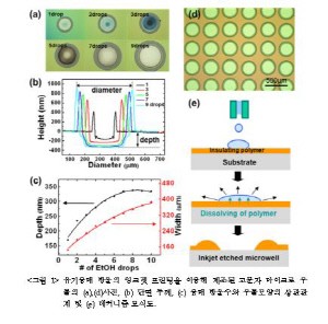 소프트전자소자용 잉크젯 프린팅 공정기술