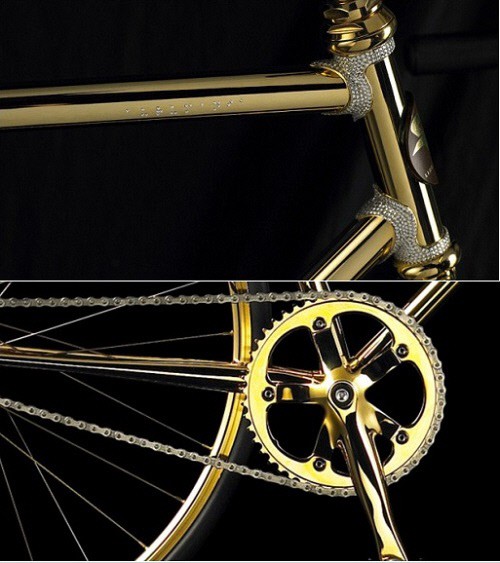 ‘24캐럿 금으로 코팅’.. 1억1600만원짜리 자전거