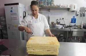 케이크로 만든 크리스마스 칠면조 요리 ‘화제’