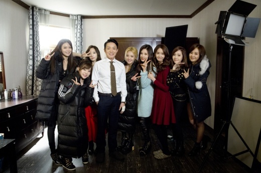 소녀시대 ‘총리와 나’ 촬영장 방문, ‘꽃다발’ 의리 과시