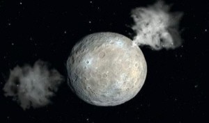 수증기 내뿜는 소행성