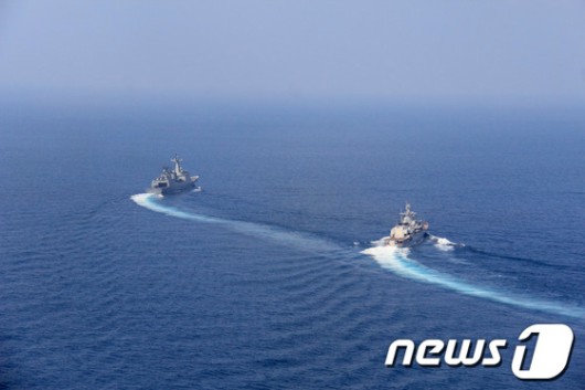 한국·우크라이나 해군, 소말리아 해역서 합동훈련