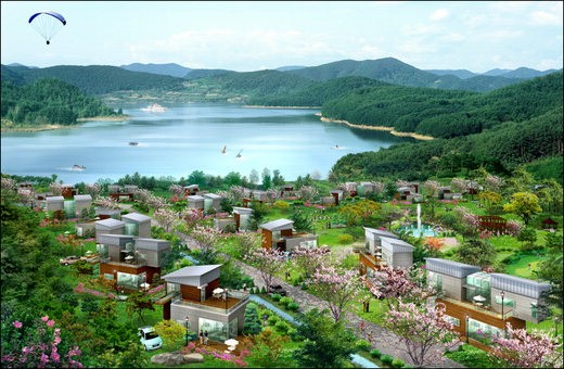 화천 파로호 ‘해가찬아로니아’ 토지 분양