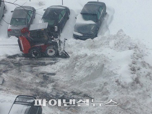 미국 폭설