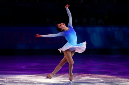 2014 소치 동계올림픽 피겨스케이팅 갈라쇼에서 연기 중인 김연아 선수. 사진=뉴스1