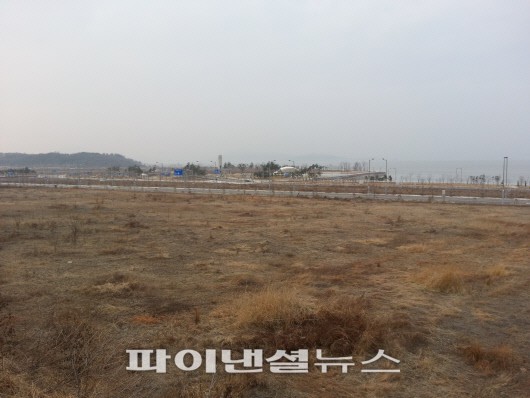 인천 영종도 미단시티 내 카지노 건설 부지에서 내려다본 미단시티 전경