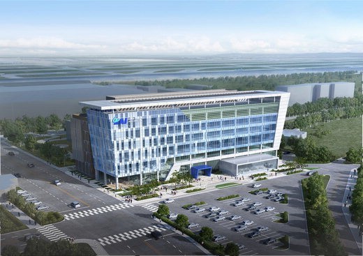 한국항공우주산업 개발센터 조감도.