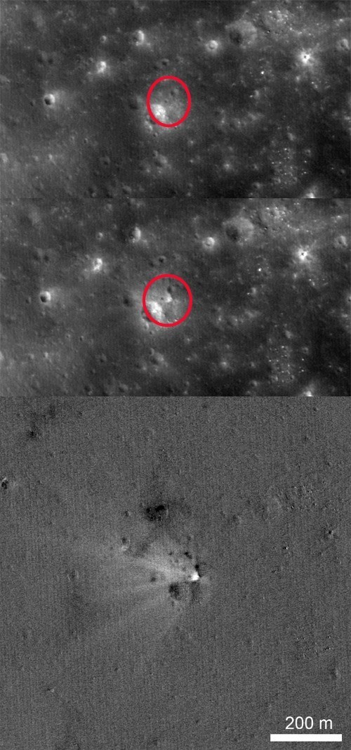 달 탐사선 라디 무덤 발견, 달과 충돌.. 새로운 구멍으로 남았다 ‘신기하네’
