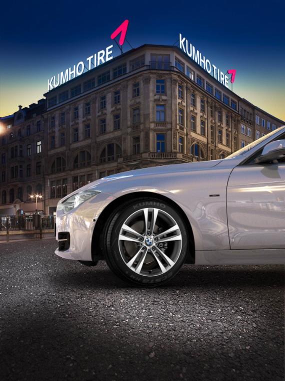 금호타이어, BMW 3시리즈에 장착…유럽 인지도 확대