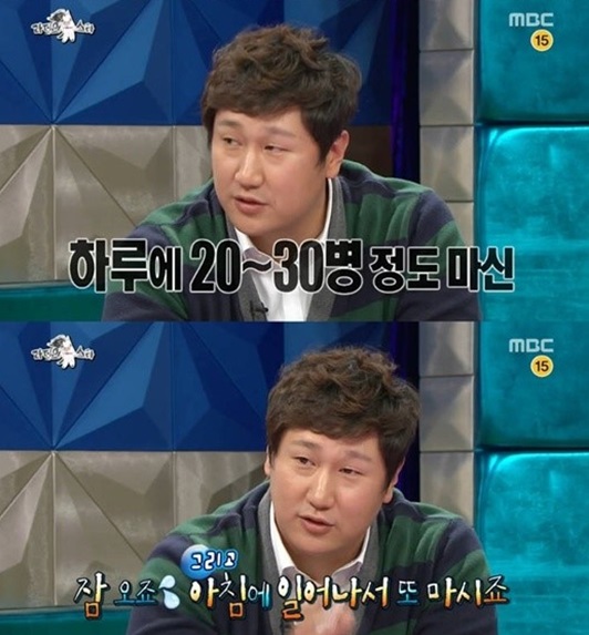 ‘라디오스타’ 이대호, “부상 슬럼프에 하루 소주 20~30병 마셨다”