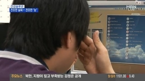 안구건조증 관리법, 눈 깜박임 횟수 적을수록 ‘안구 건조증 유발 가능성 높아’