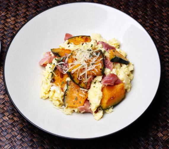 단호박 에그스크램블