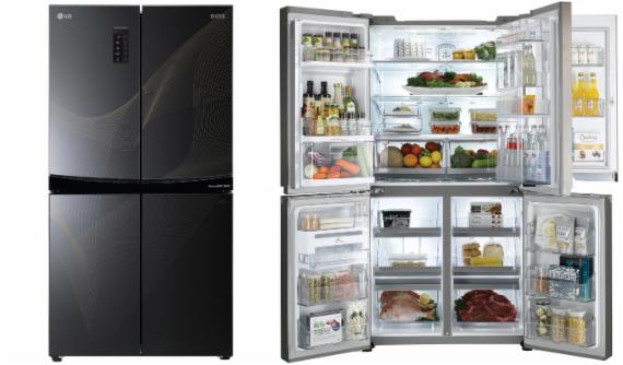 LG전자가 2012년 출시한 4도어 디오스 냉장고(V9100)