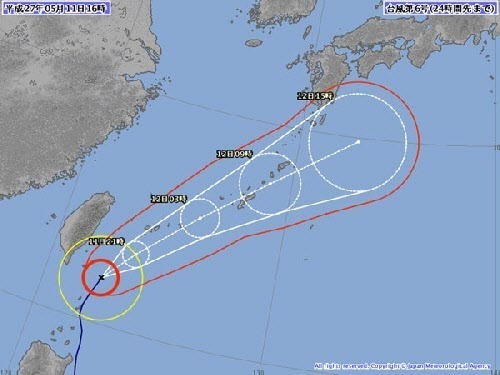 태풍, 기상청 예보 따라 “12일 일본 규슈 해상에서 소멸될 예정”