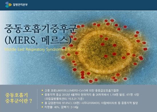 메르스 사망자 2명추가 9명사망..확진자 108명&lt;10일&gt;